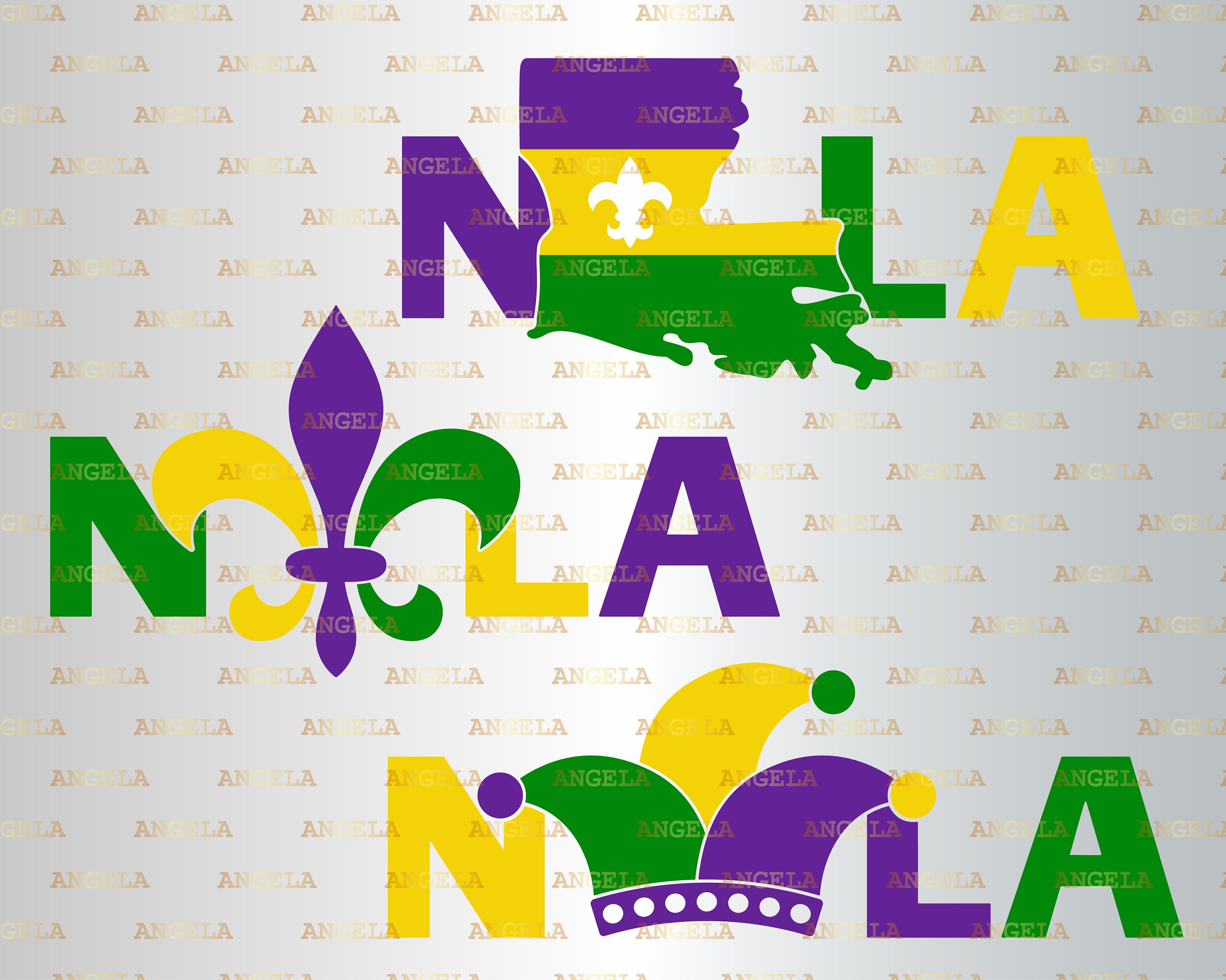 nola mardi gras mask
