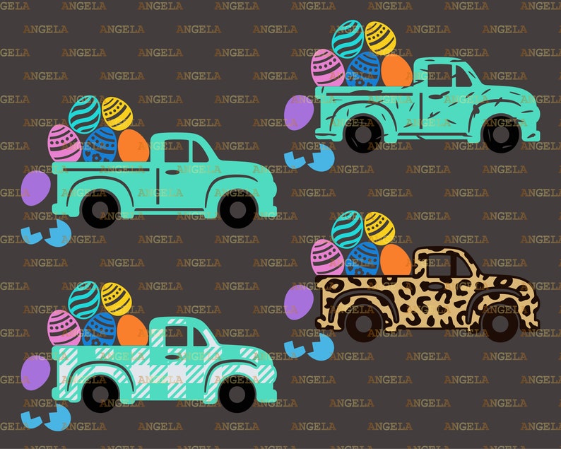 Download Bunny Leopard Truck Svg Kids Silhouette Png Eps Dxf Vinyl Decal Digital Cut Files Easter Eggs Svg Easter Truck Svg Bundle Spring Svg Clip Art Art Collectibles Jewellerymilad Com