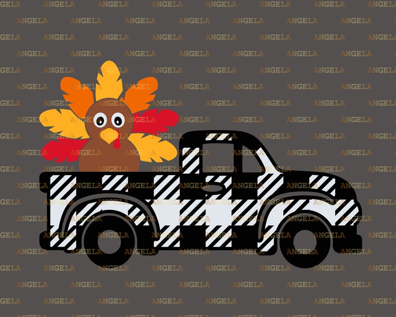 Download Art Collectibles Clip Art Thanksgiving Day Svg Leopard Truck Svg Turkey Truck Svg Turkey With Bow Funny Kids Silhouette Png Eps Dxf Vinyl Decal Digital Cut Files
