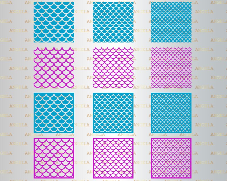 Free Free 275 Individual Mermaid Scales Svg SVG PNG EPS DXF File