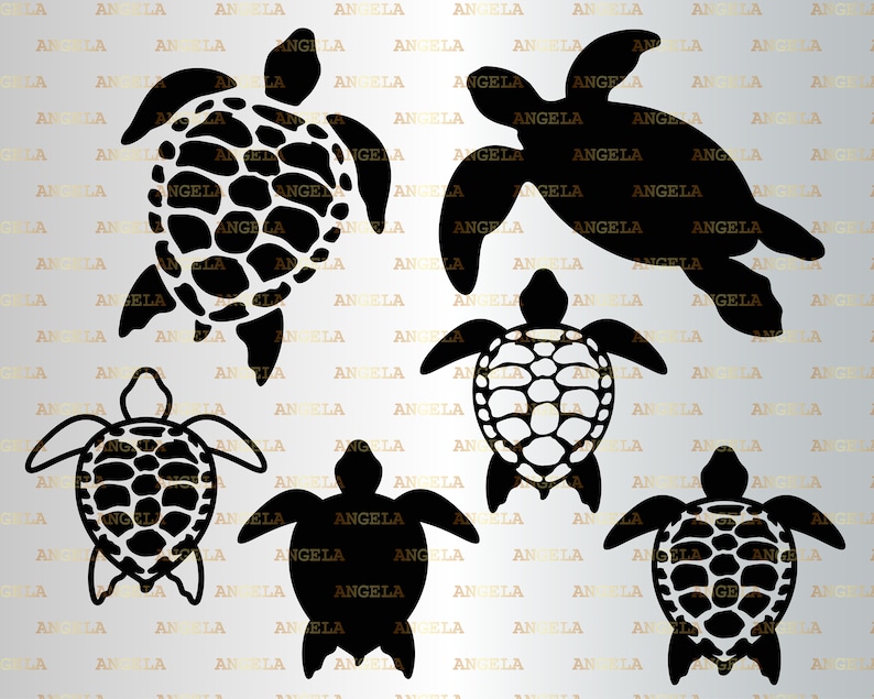 Download Art Collectibles Clip Art Sea Holidays Clipart Sea Turtle Bundle Svg Turtle Svg Ocean Silhouette Png Eps Dxf Vinyl Cut Digital Files Tortoise Svg Beach Life Svg