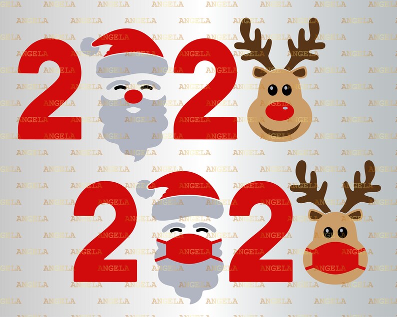 Download 2020 Christmas Svg Quarantine Christmas Svg Funny Santa ...