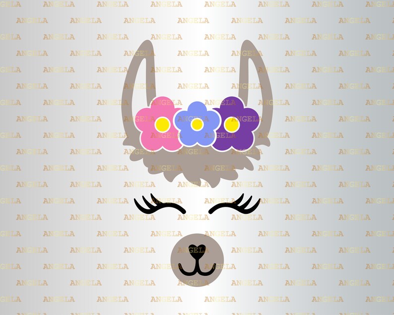 Download Llama Face SVG Bundle Llama Svg Birthday Girl Svg Alpaca ...