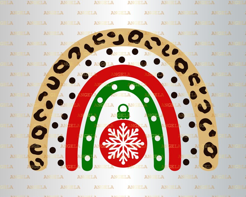 Download Christmas Svg Rainbow Svg Rainbow Baby Svg Leopard Rainbow ...