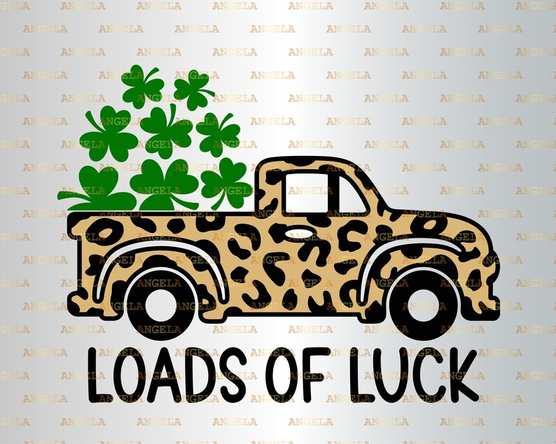 Download Leopard Truck Svg Loads Of Luck Svg St Patrick S Day Svg Plaid Shamrock Truck Silhouette Png Eps Dxf Vinyl Decal Digital Cut Files Bundle Clip Art Art Collectibles Elite1 Pl