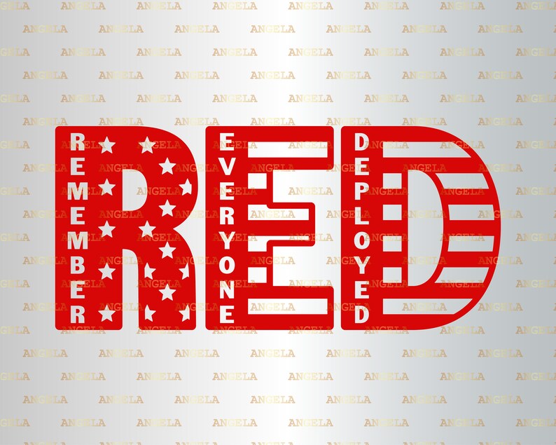 Download Remember Everyone Deployed SVG RED Svg Military Wife | Etsy