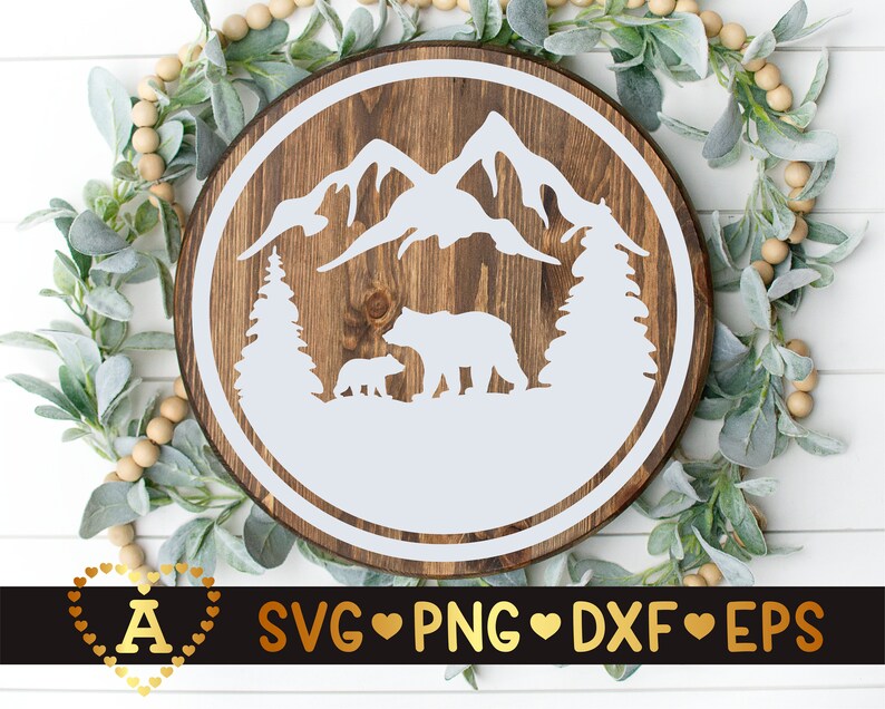 Free Free 66 Silhouette Bear Mountain Svg SVG PNG EPS DXF File