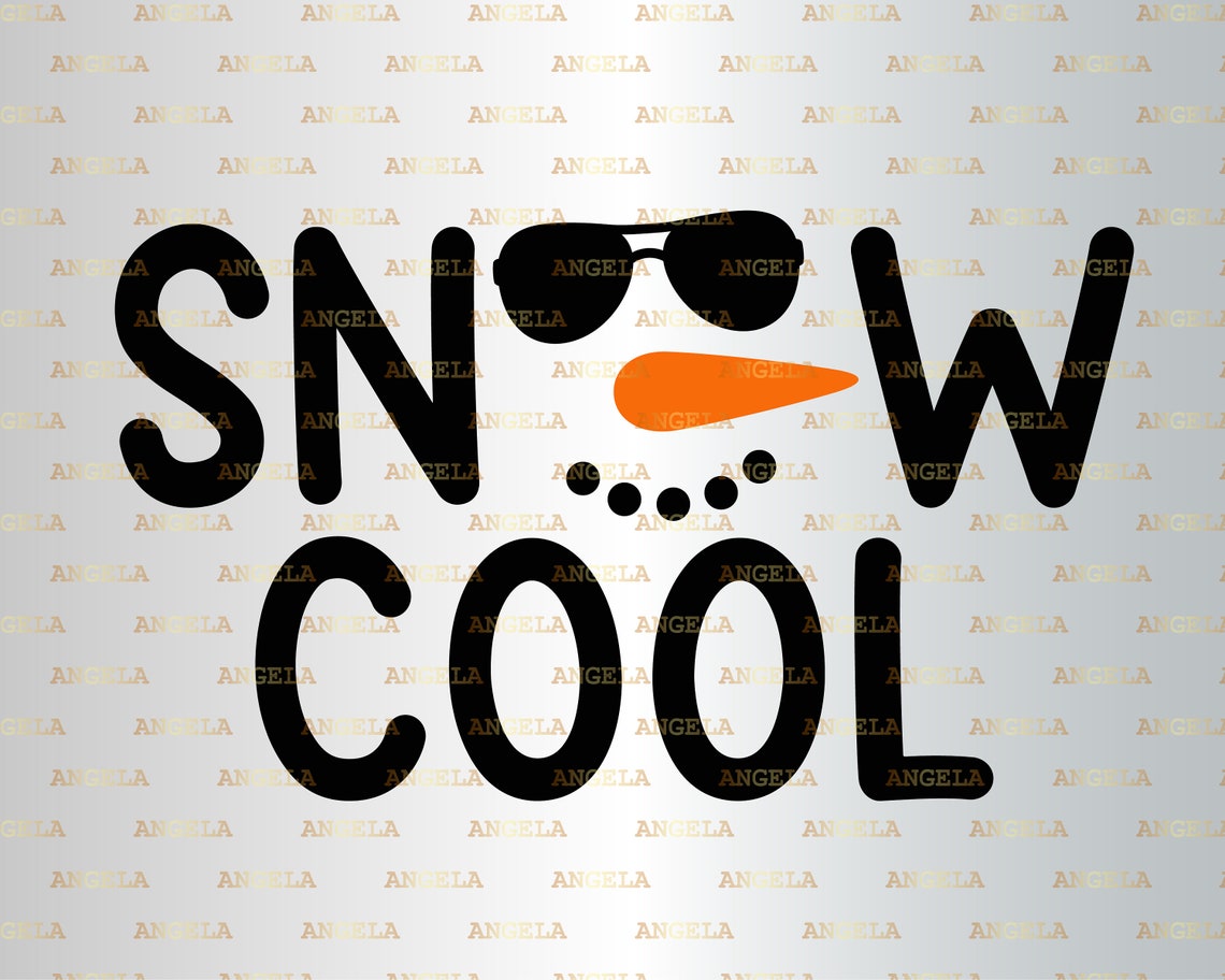 Schnee Coole Svg Schneemann Svg Weihnachten Svg I'm Etsy