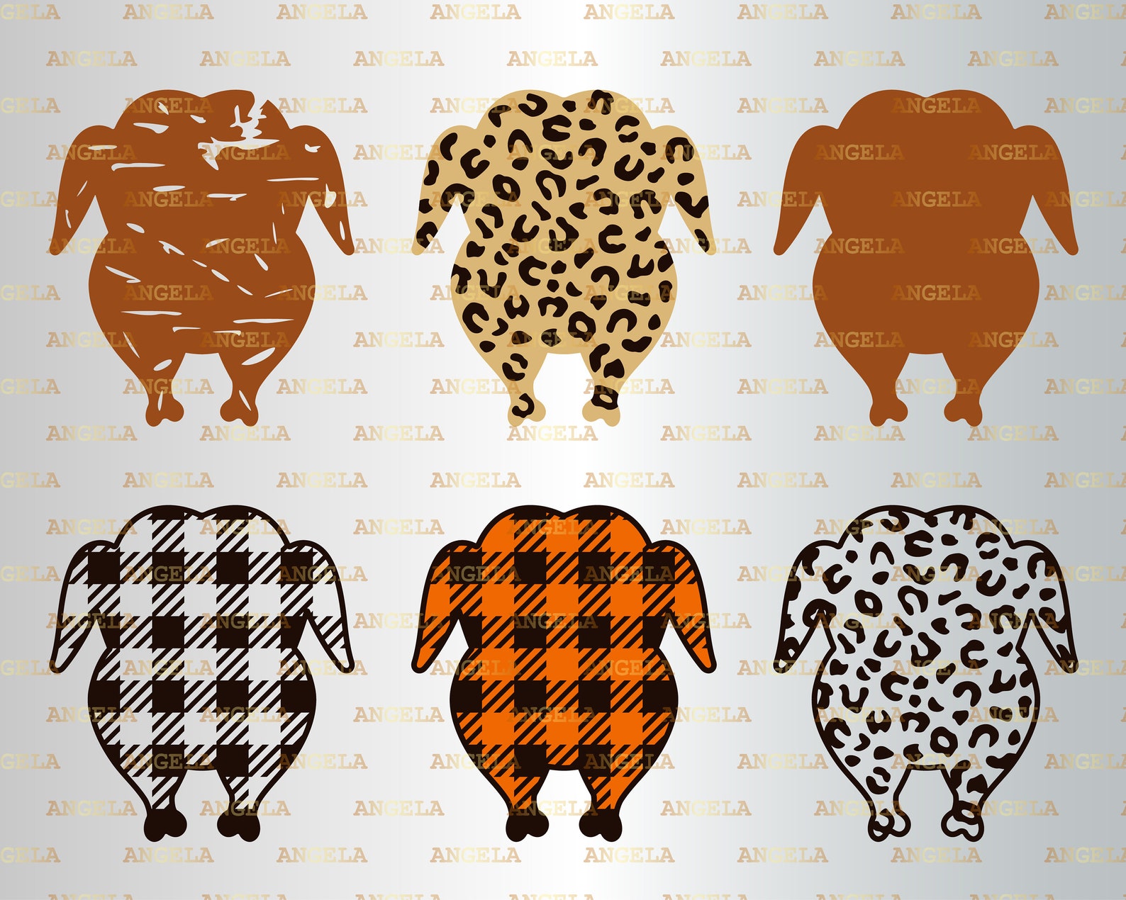 Download Turkey SVG Bundle Thanksgiving Svg Buffalo Plaid Turkey | Etsy