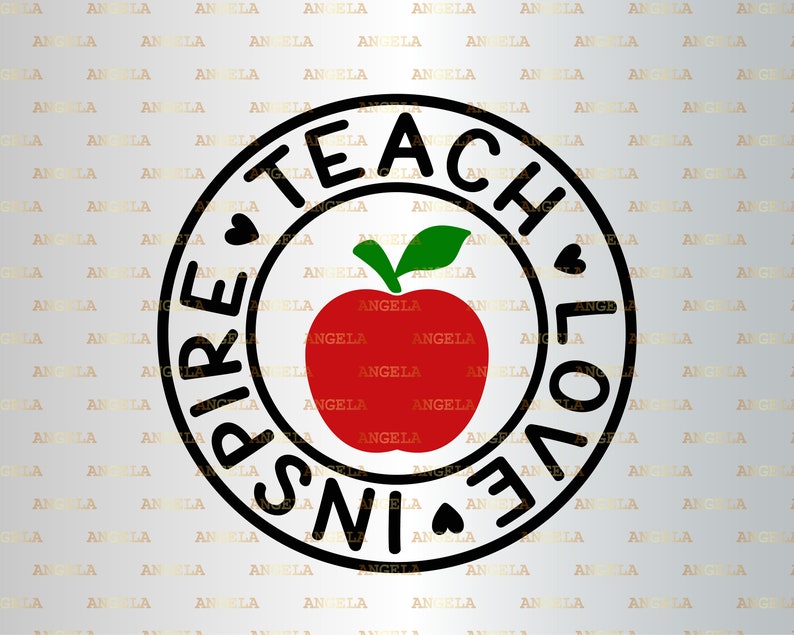 Free Free 172 Teach Love Inspire Svg Etsy SVG PNG EPS DXF File