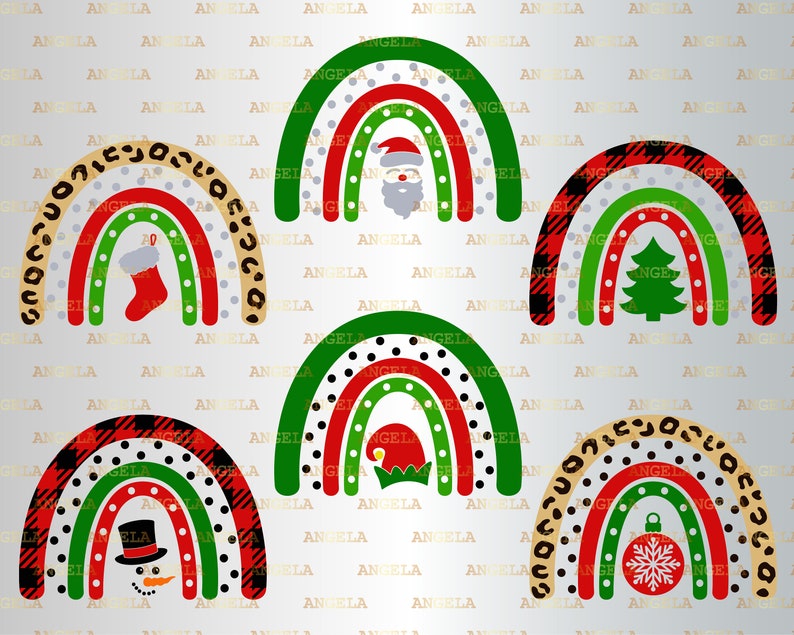 Download Christmas Svg Rainbow Svg Rainbow Baby Svg Leopard Rainbow ...