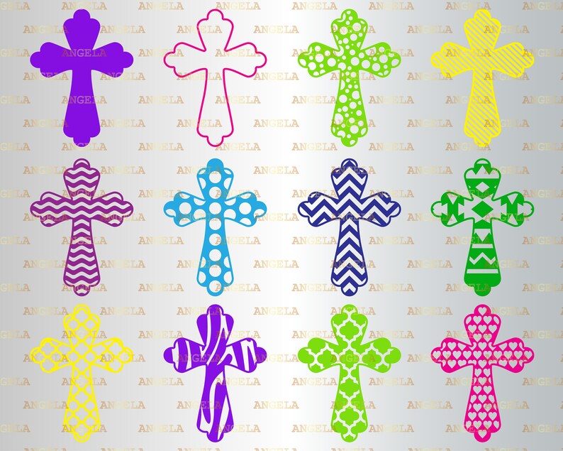 Download Art Collectibles Clip Art Cross Circle Monogram Svg Jesus Svg Cross Svg Bundle Spring Silhouette Png Eps Dxf Vinyl Decal Digital Cut File Bible Svg Vector Faith