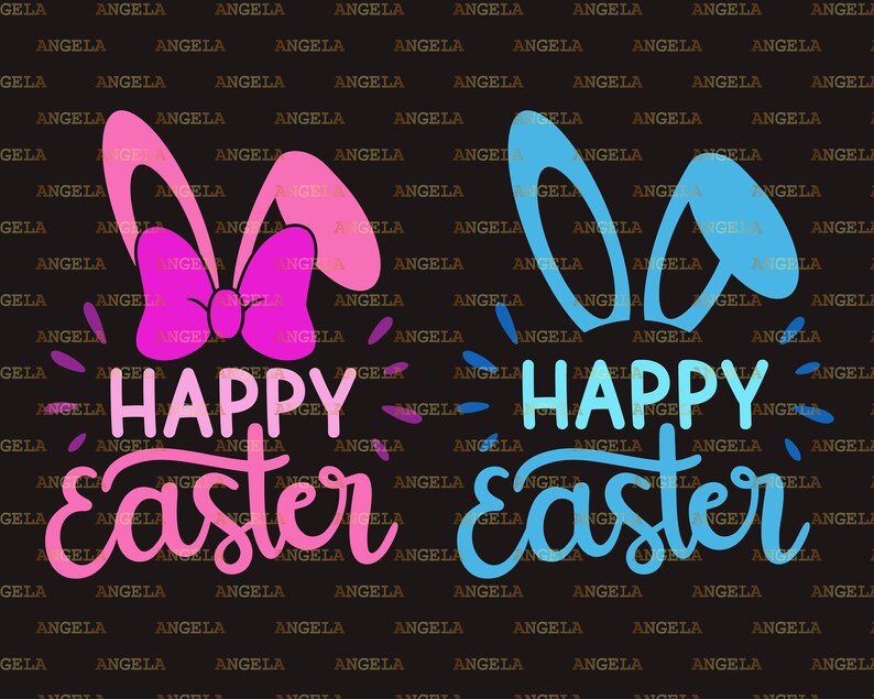 Download Happy Easter Svg Bunny With Bow Svg Kids Silhouette Png Eps Dxf Vinyl Decal Digital Cut Files Bundle Easter Bunny Svg Baby Girl Easter Clip Art Art Collectibles Jewellerymilad Com
