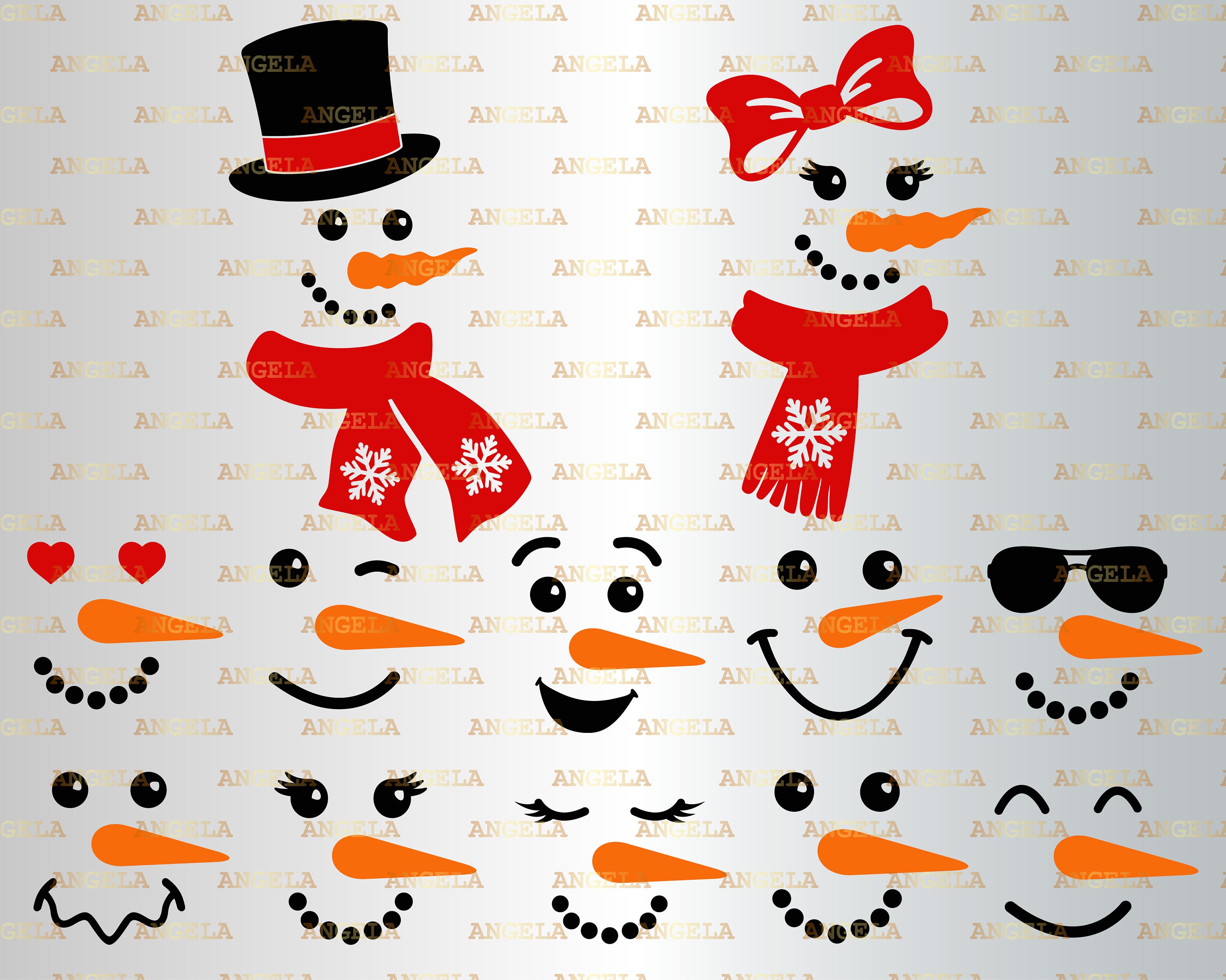 Free Free 325 Snowman Face Svg Free SVG PNG EPS DXF File