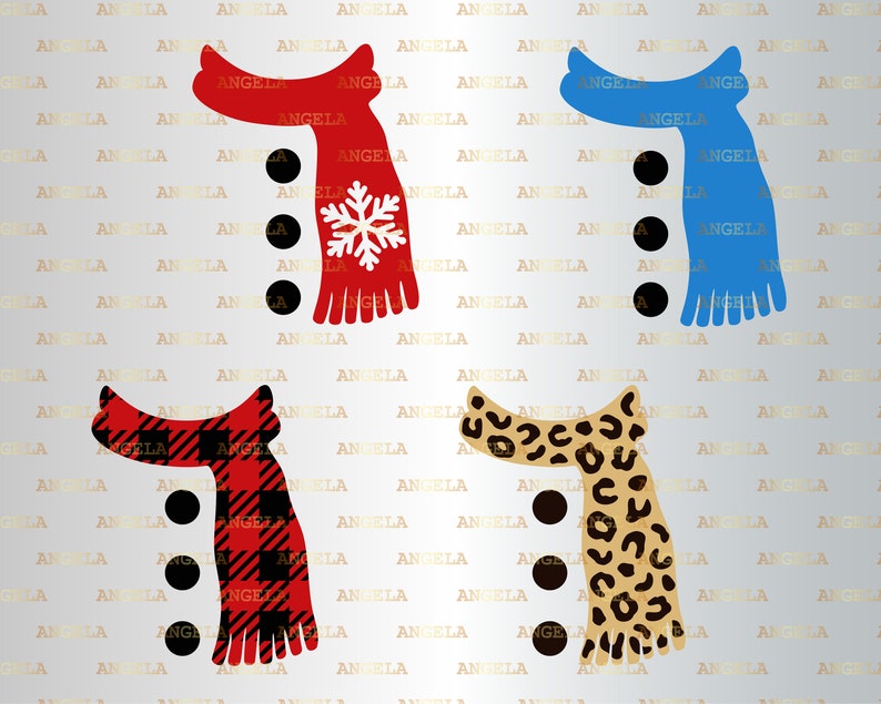 Download Christmas Snowman Scarf Svg - Snowman with Scarf and ...