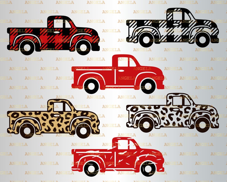 Download Truck SVG Bundle Vintage Farm Truck Svg Leopard Print ...