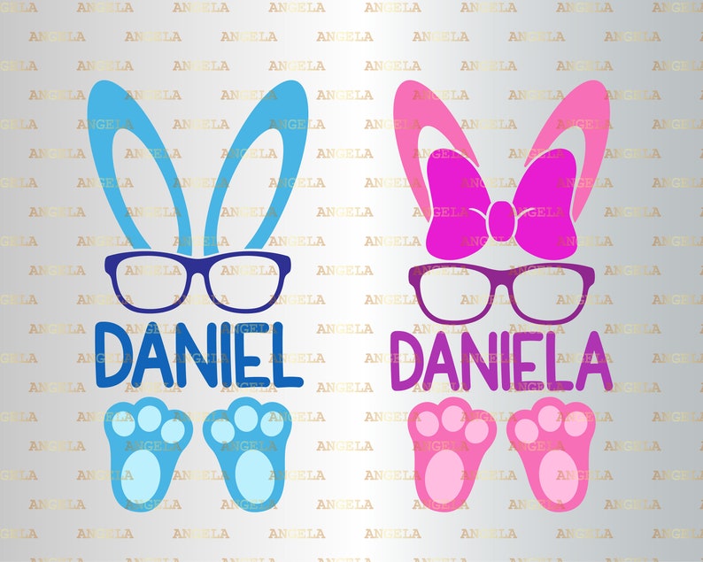 Bunny Glasses Svg My First Easter Easter Bunny With Bow Svg Cute Kids Silhouette Png Eps Dxf Vinyl Decal Digital Cut File Bunny Face Svg Clip Art Art Collectibles Delage Com Br