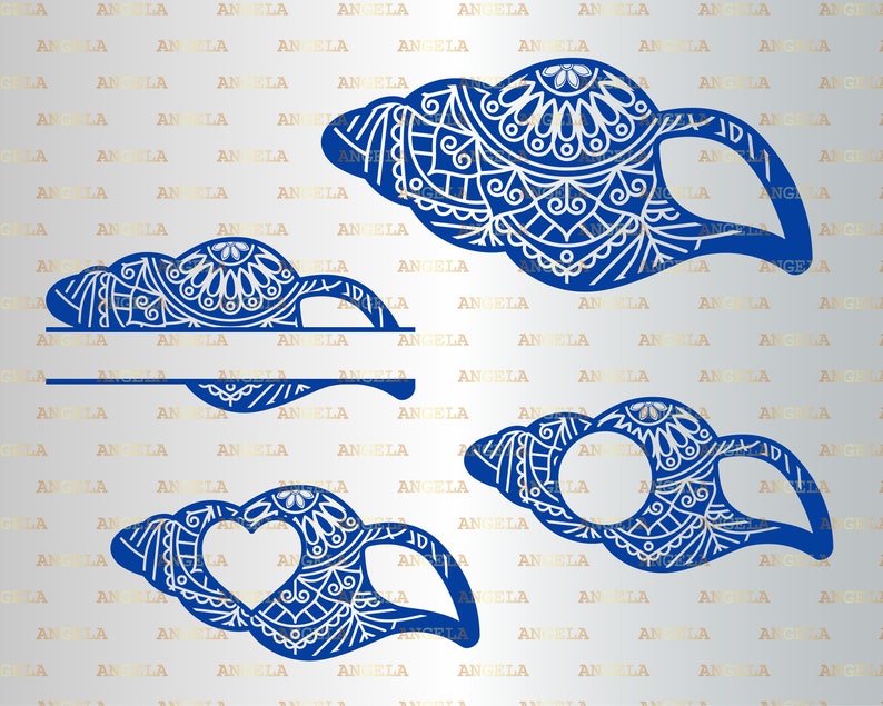 Download Nautical Bundle Svg Anchor Mandala Svg Zentangle Seashell ...