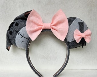 New Tiffany inspired mickey ears Tiffany Blue Velvet Mouse Ears, Minnie Ears, Mickey Ears  main image 3