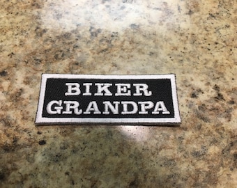 Biker Grandpa Patch
