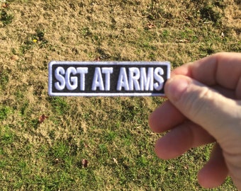 Sgt at arms patch