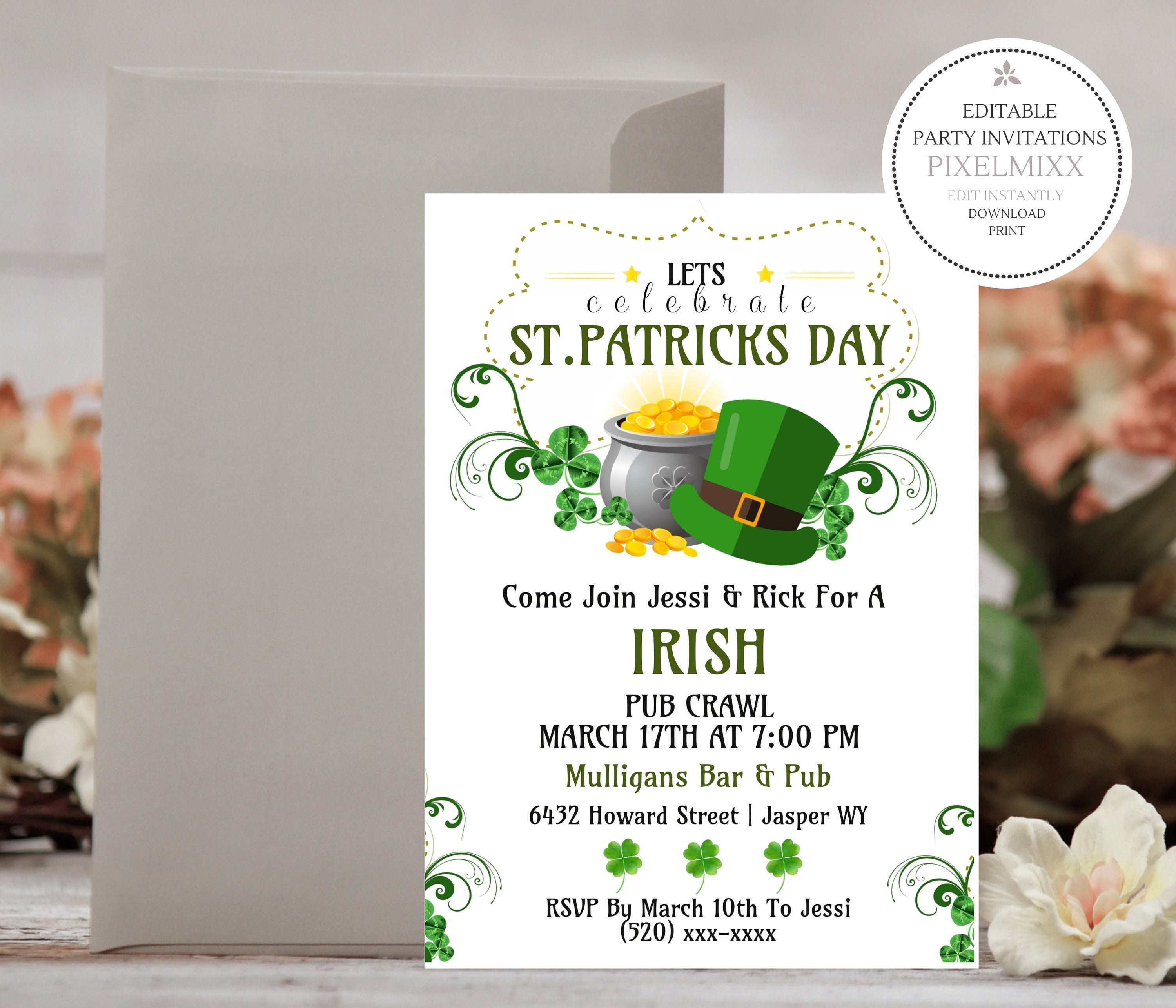 st patricks day pb