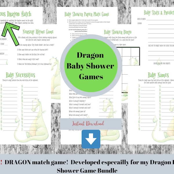 Dragon Baby Shower - Etsy