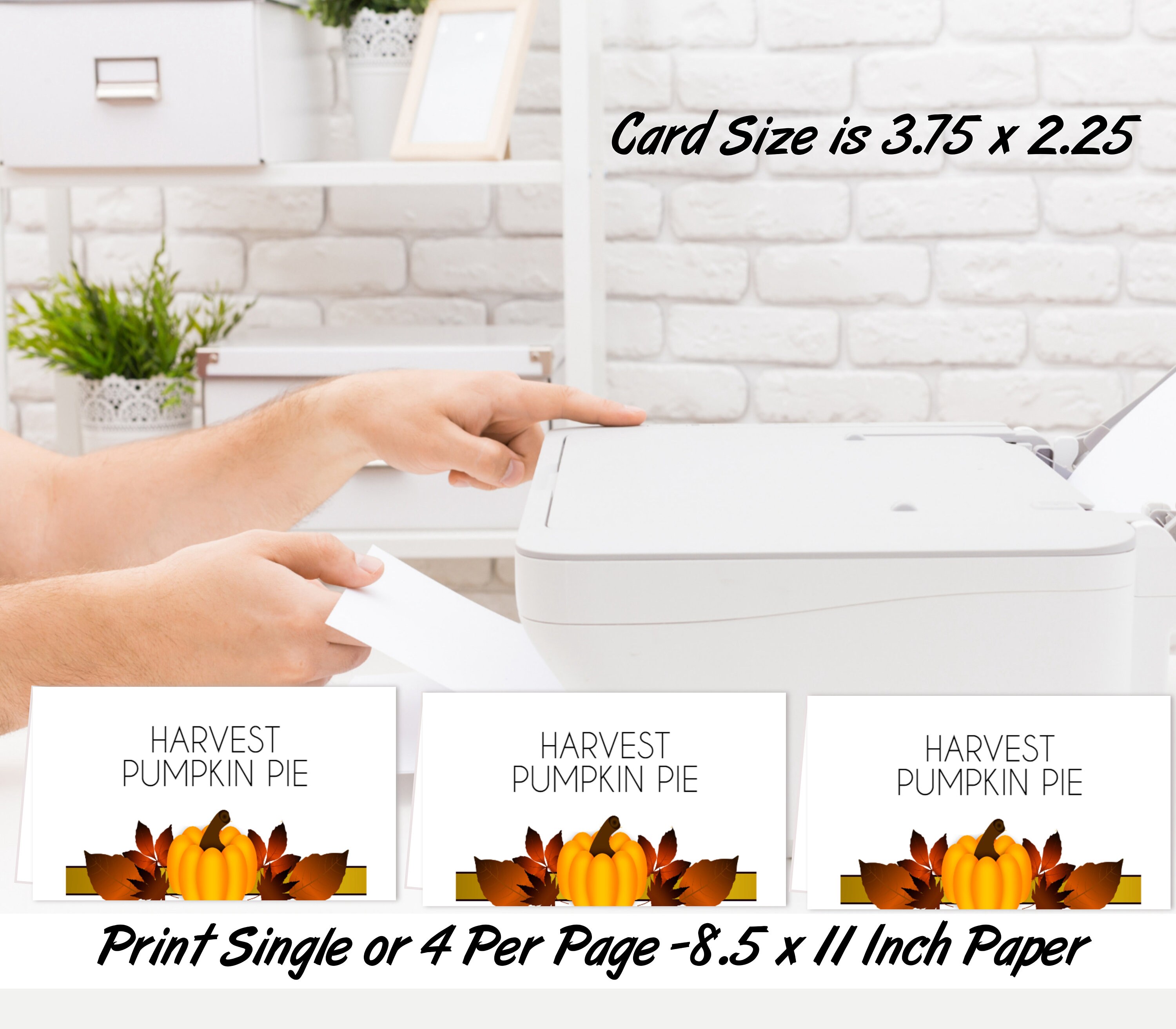 EDITABLE Table Tent Foldable Food Label Table Tent Edit and Etsy