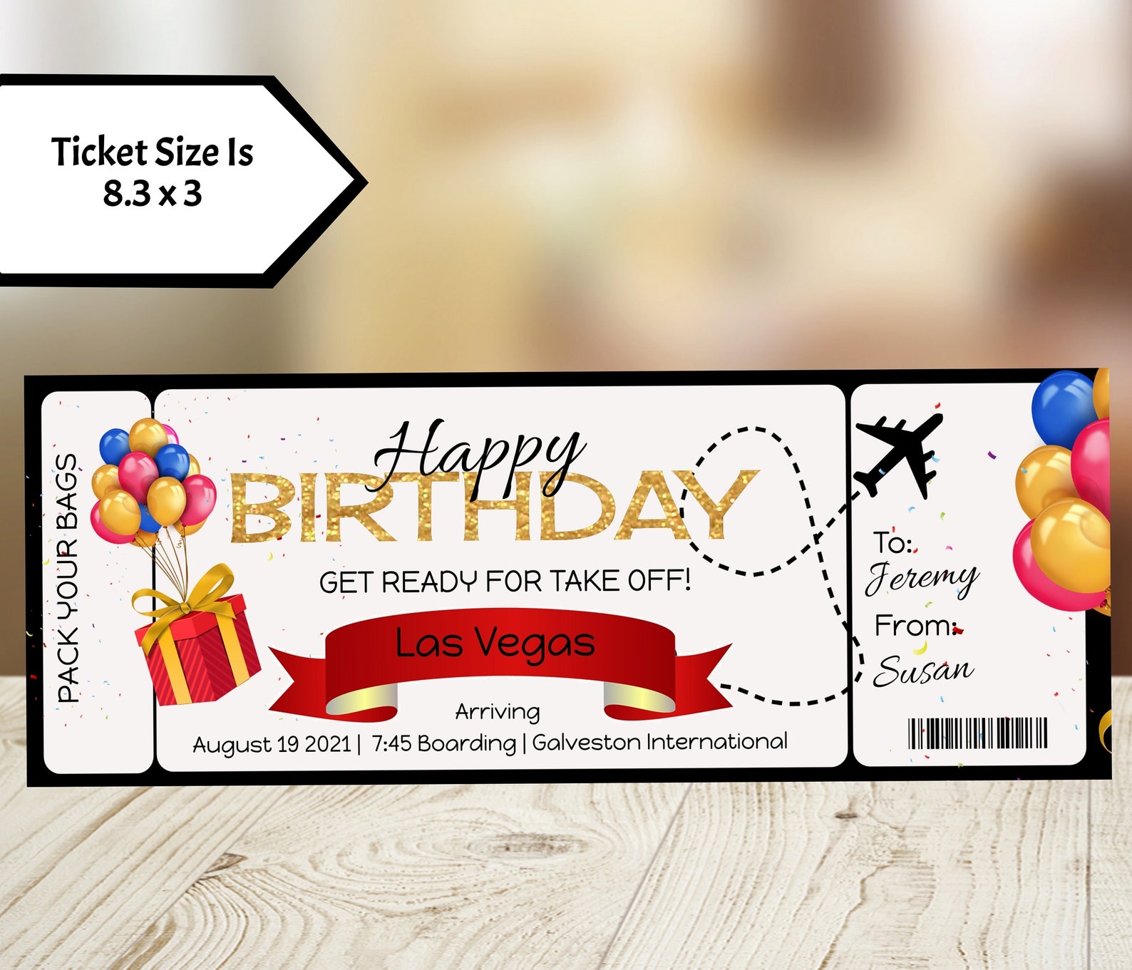 editable birthday boarding pass ticket printable fake