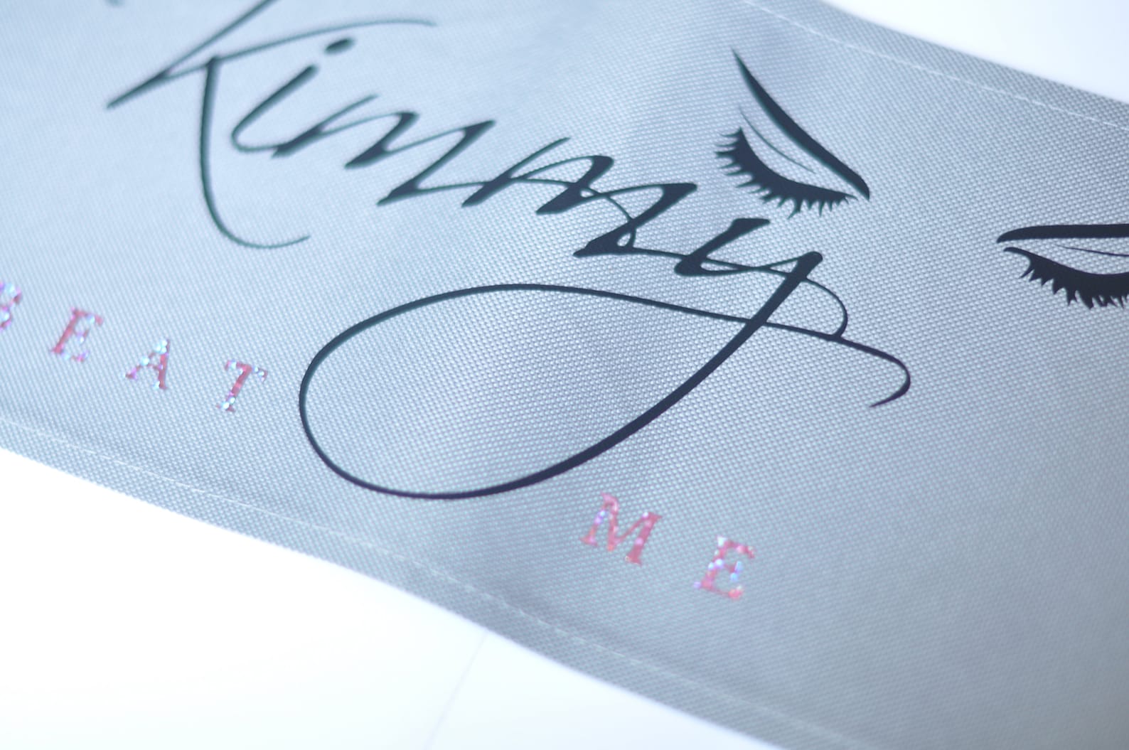 Personalized Grey Director Chair Covers Set for Makeup Artist Etsy UK