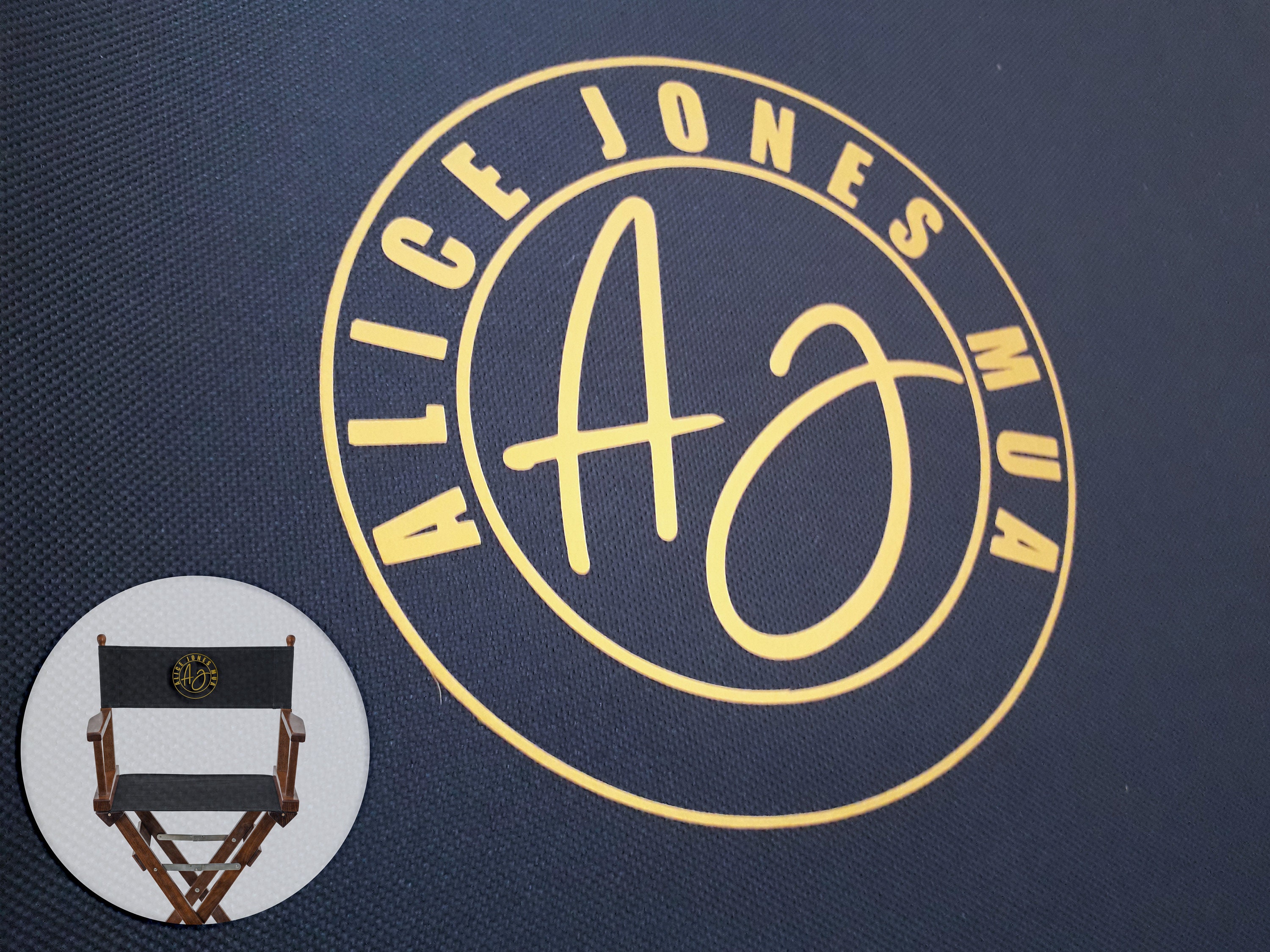 Personalized Navy Blue Director Chair Covers Replacement Etsy UK