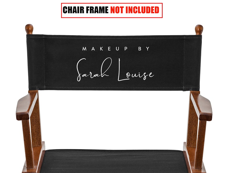 Individuell angefertigte Stuhlbezüge Personalisierte Ersatz Canvas Make-up Stuhlabdeckungen Bild 5