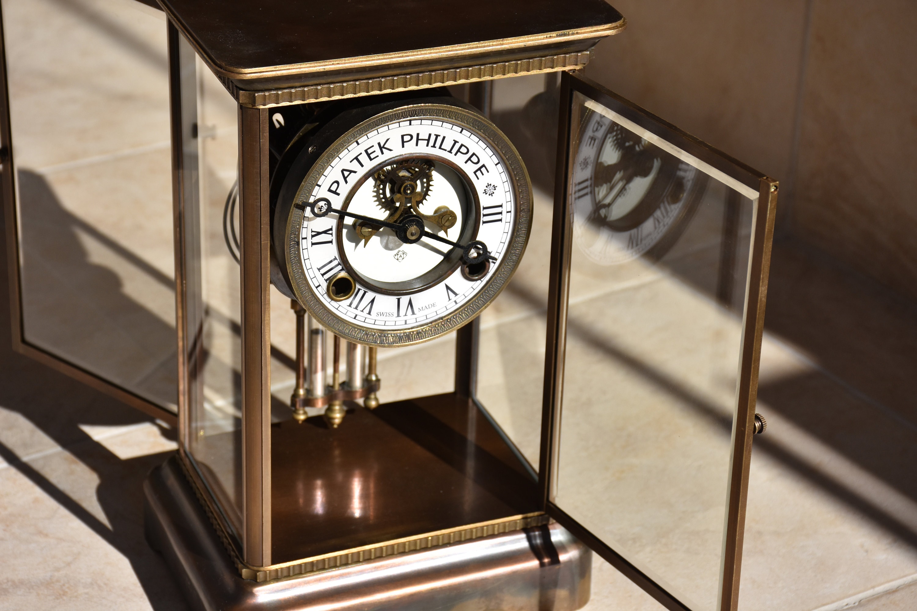 Vintage Handmade Luxury Desk Clock Etsy