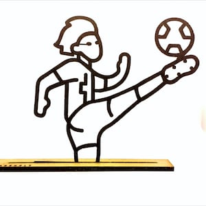 Attaccante di calcio ! Nella scatola con esso... :)