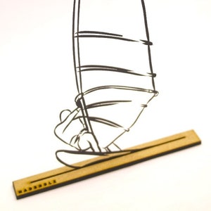 Das Segel in den Wind ! :)  WINDSURFEN
