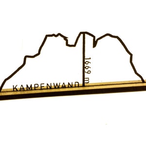KAMPENWALL! Una silhouette di montagna molto bella...