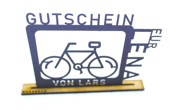 Fahrrad Gutschein! Eine gute Sachen :) - Etsy.de