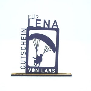 Voucher de voo de parapente! No ar :)