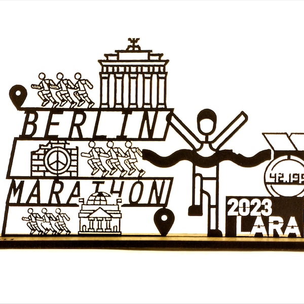 BERLIN MARATHON! Mit deinem Namen und Jahr....falls du es geschafft hast ;)