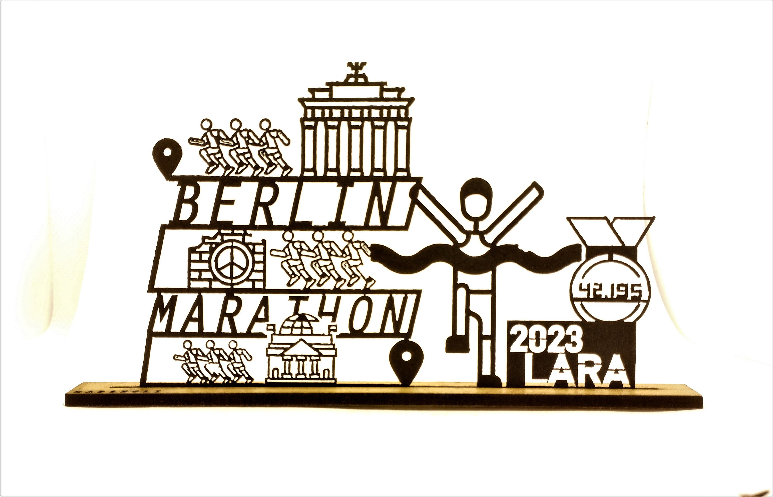 BERLIN MARATHON! With your name and year...if you made it ;)