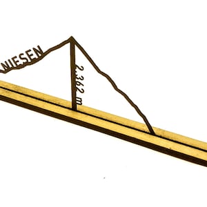 NIEZEN! Een heel mooi bergsilhouet...