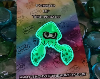 Squid Glow In The Dark [CHARITY] pin badge