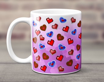 Gamer Valentines Allover Print [CHARITY] mug