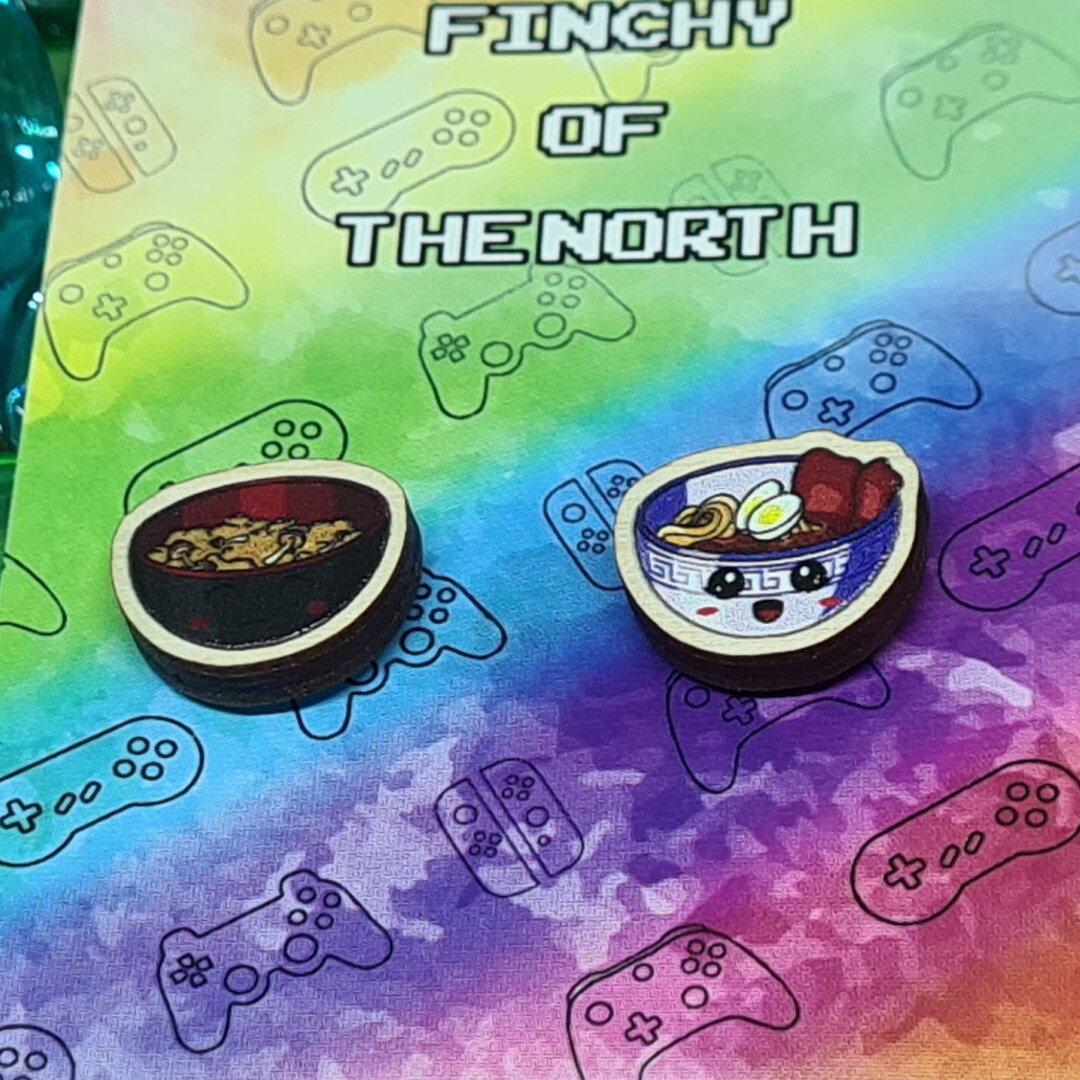 Ramen and Rice Bowl CHARITY Pin Badges Etsy