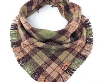 Pet Bandana "Thimbleberry" Fall Plaid
