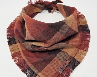 Pet Bandana "Kelsey" Fall Buffalo Plaid