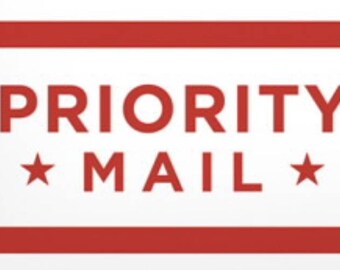 Upgraded shipping Priority Mail