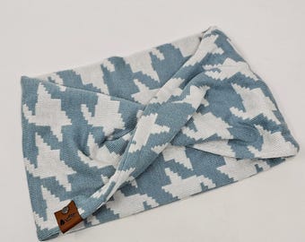 Dog infinity Scarf "Blue Jay"