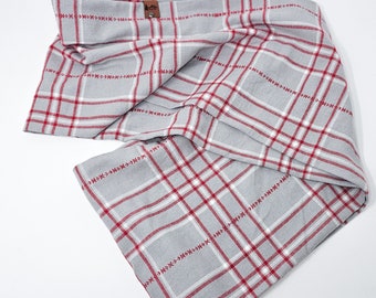 Sterling Point Womens Infinity scarf flannel plaid.  Double ply infinity scarf. Match your dog womens scarf