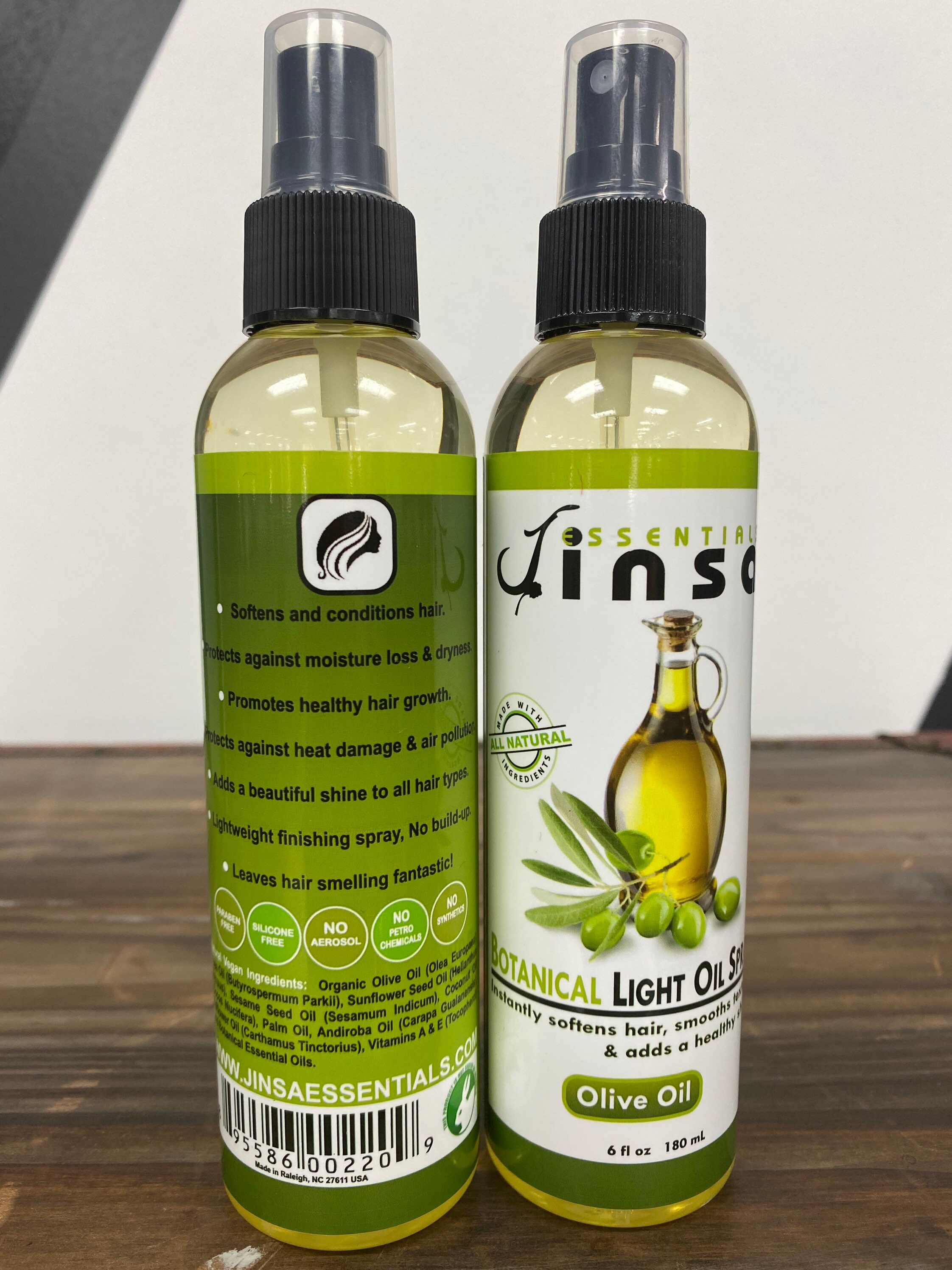 Jinsa Essentials Olive Oil Botanical Light Oil Spray Etsy